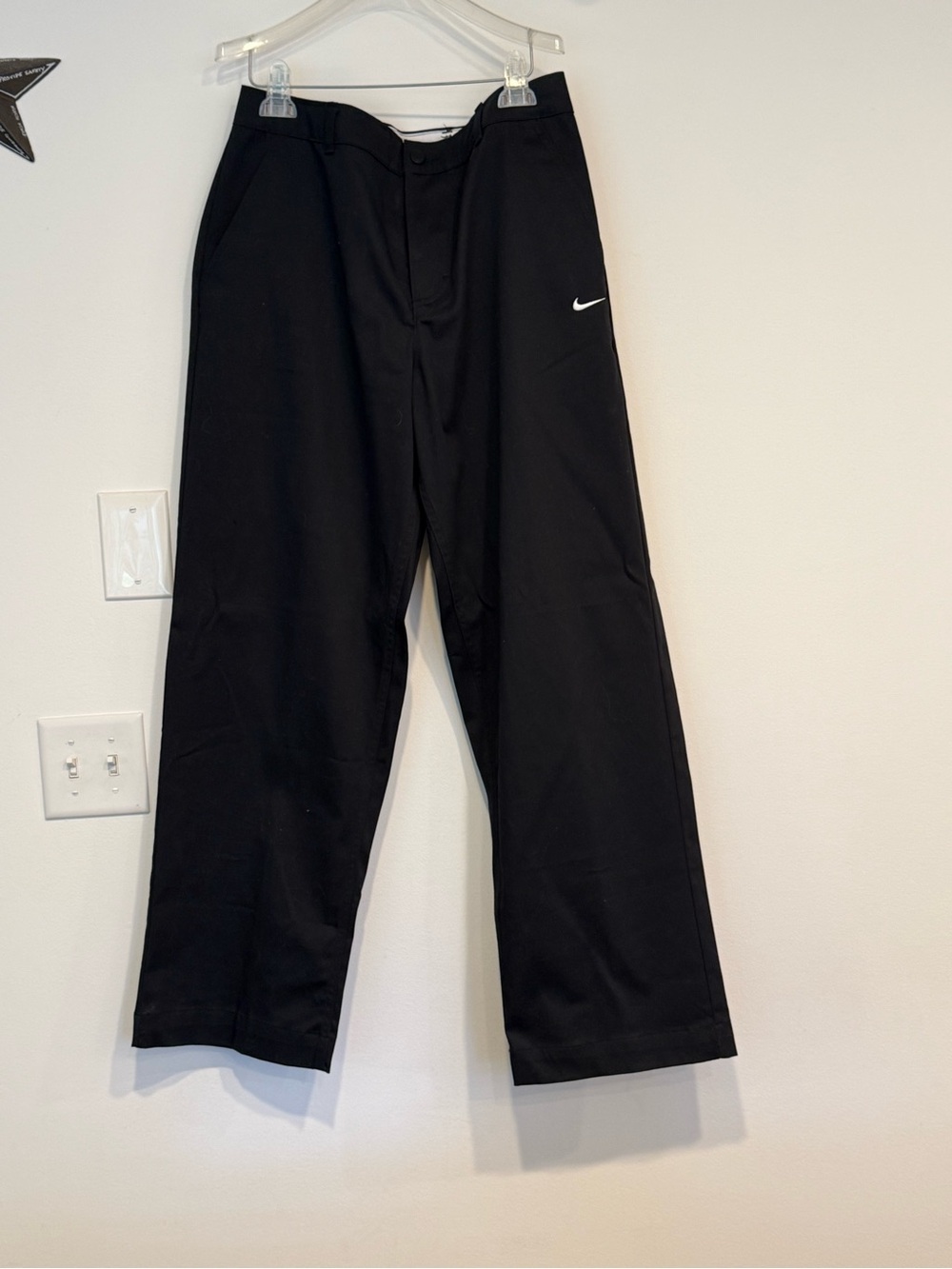 Nike Men's Black Chino-Style Pants